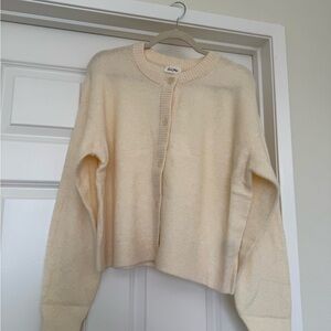 Damsville Cardigan in Pannacotta Chine